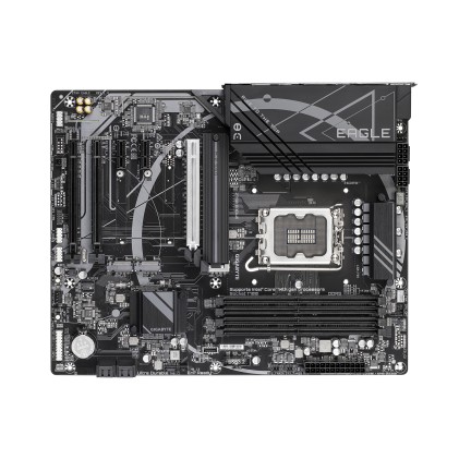 GIGABYTE Z790 EAGLE Scheda madre - Supporta CPU Intel Core di 14a generazione, VRM a 12+1+1 fasi, fino a 7600 MHz DDR5 (OC), 3xPCIe 4.0 M.2, LAN 2,5 GbE, USB 3.2 Gen 2