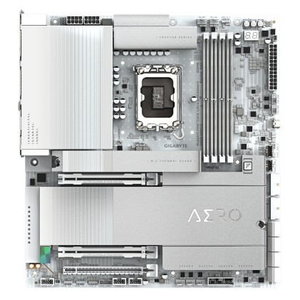 GIGABYTE Z890 AERO D Scheda Madre - Supporta CPU Intel Core Ultra (Serie 2), VRM a 16+1+2 fasi, fino a 9500MHz DDR5 (OC), PCIe 5.0 M.2, Wi-Fi 7, Thunderbolt 5