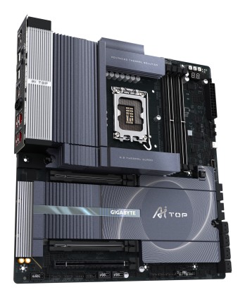 GIGABYTE Z890 AI TOP Scheda madre - CPU Intel Core Ultra (Serie 2), VRM a 16+1+2 fasi, fino a 9500 MHz DDR5 (OC), 1xPCIe 5.0 + 3xPCIe 4.0 M.2, Wi-Fi 7, LAN 10 GbE, Thunderbolt 5