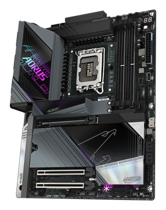 GIGABYTE Z890 AORUS MASTER Scheda Madre - Supporta CPU Intel Core Ultra (Serie 2), VRM a 18+1+2 fasi, fino a 9500MHz DDR5 (OC), 2xPCIe 5.0 + 3xPCIe 4.0, Wi-Fi 7, LAN 10GbE, Thunderbolt 4