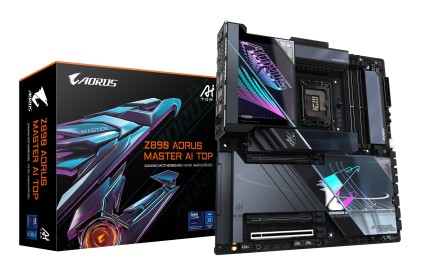 GIGABYTE Z890 AORUS MASTER AI TOP Scheda Madre - Supporta CPU Intel Core Ultra (Serie 2), VRM a 20+1+2 fasi, fino a 9500MHz DDR5 (OC), PCIe 5.0 M.2, Wi-Fi 7, Thunderbolt 4