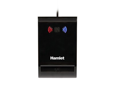 Lettore Smart Card Hamlet Usb Contactless Nfc Huscr-Nfc