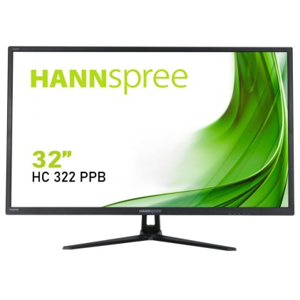 Hannspree Monitor 32 Led 16:9 Wqhd 5Ms 300 Cdm, Vga/Dp/Hdmi, Multimediale, Scatola Aperta