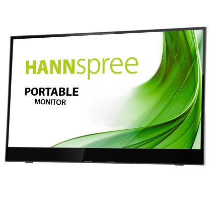 Hannspree Monitor Portatile 15,6 16:9 Fhd 15Ms, Mini Hdmi / Usb-C, Ultra Slim, Multimediale