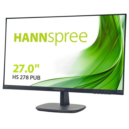 Mon 27"Tft Dp Hdmi 16:9 Mm Usb Hannspree Hs278Pub Piano Girevole