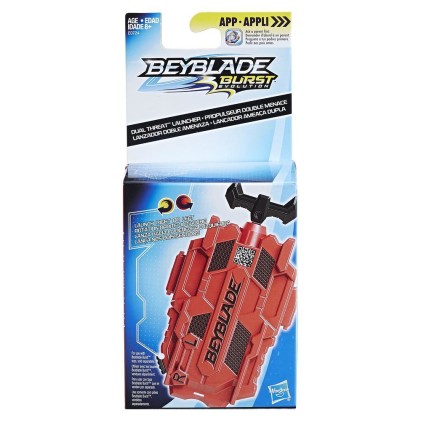 Beyblade Burst Evolution Dual Threat Launcher Hasbro E0724EU4 (Inglese)