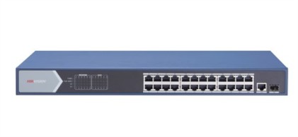 Hikvision Switch 24 Port Gigabit Unmanaged Poe Switch 24 Gigabit Poe Ports, 1 Gigabit Rj45 Uplink Po