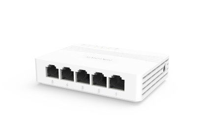 Hikvision Switch 5 Port Gigabit Unmanaged Desktop Switch 5 Gigabit Rj45 Ports, Desktop Plastic Switc