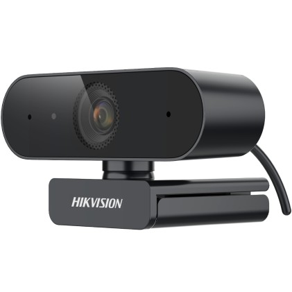 Hikvision Webcam 2Mp Cmos Sensor, Built-In Mic, Auto Focus Usb 2.0, 1920X1080, Fixed Lens