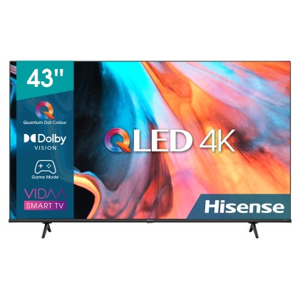 Hisense Smart Tv 43" Qled Ultra Hd 4K Con Piedini Laterali