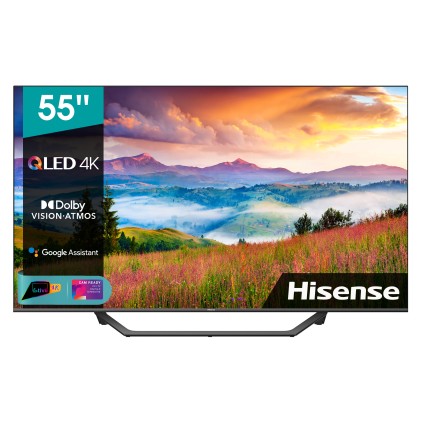Tv 55 Hisense Uhd  Italia Qled Smart  4K Hdr10 Dvbt2 Dvbs2 Piede