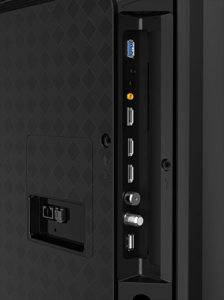 Tv 55 Hisense Uhd  Italia Qled Smart  4K Hdr10 Dvbt2 Dvbs2 Piede