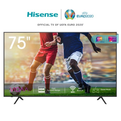 Tv 75 Hisense Uhd  Italia Led Smart  4K Hdr10 Dvbt2 Dvbs2