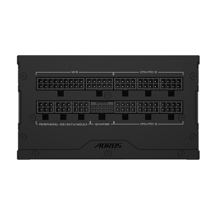 GIGABYTE AORUS ELITE P850W Alimentatore - PCIe 5.0, 80 PLUS Platinum, Design completamente modulare, Ventola da 120 mm, Compatibile con ATX 3.0, Spina EU