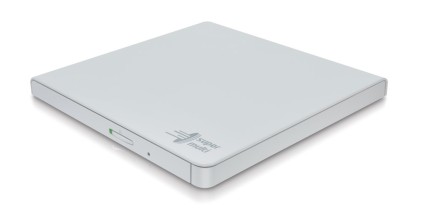 Hitachi-LG Slim Portable DVD-Writer lettore di disco ottico Bianco DVD±RW