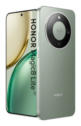Honor Smartphone Magic8 Lite 8 512Gb F.Green + Charger 66W + Tpu Case