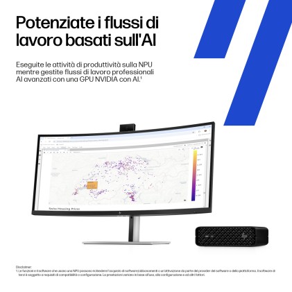 Hp Wks Dm Z2 Mini G1I Ultra 7 265 32Gb 1T Ssd Rtx A400 4Gb Win 11 Pro