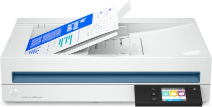 Hp Scanner Documentale, Scanjet Pro N4600 Fnw1, A4, 30 Ppm, Adf, Fronte/Retro, Usb/Lan