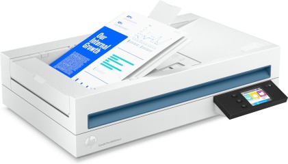 Hp Scanner Documentale, Scanjet Pro N4600 Fnw1, A4, 30 Ppm, Adf, Fronte/Retro, Usb/Lan