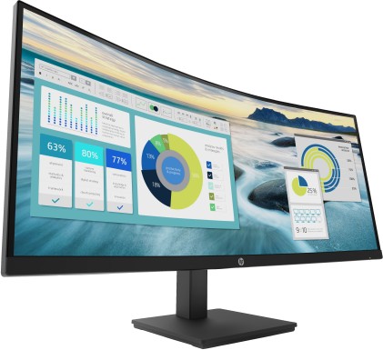 Hp Monitor Curvo 34 Led Va 21:9 Wqhd 5Ms 250 Cdm, P34Hc G4, Reg Altezza, Usb-C, Dp/Hdmi, Multimedial
