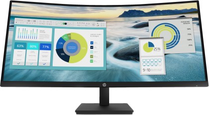 Hp Monitor Curvo 34 Led Va 21:9 Wqhd 5Ms 250 Cdm, P34Hc G4, Reg Altezza, Usb-C, Dp/Hdmi, Multimedial