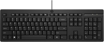 Hp Tastiera Kbd 125 Wd,Interfaccia Usb,Nero