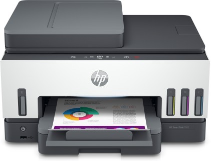 Hp Multif. Ink A4 Colore, Smartank 7605, 15Ppm, Adf, Fronte / Retro, Usb/Wifi, 4 In 1