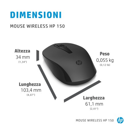 Hp Mouse Wireless Hp 150