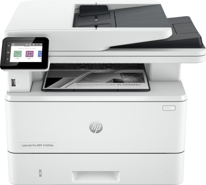 HP LaserJet Pro Stampante multifunzione 4102fdw, Bianco e nero, Stampante per Piccole e medie imprese, Stampa, copia, scansione, fax, wireless; idonea a Instant Ink; stampa da smartphone o tablet; Alimentatore automatico di documenti