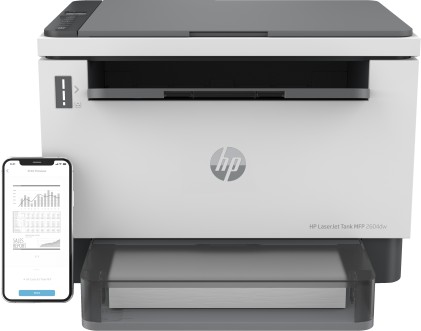 HP LaserJet Stampante multifunzione Tank 2604dw, Bianco e nero, Stampante per Aziendale, wireless; Stampa fronte/retro; Scansione verso e-mail; Scansione su PDF