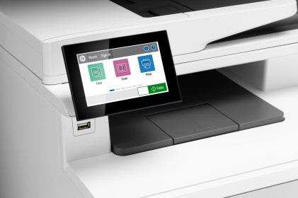 Hp Multif. Laser A4 Colore, Laserjet M480F, 27Ppm, Fronte/Retro, Usb/Lan  4In1
