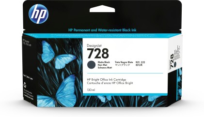 Compatibile  HP 728 nero Mate Cartucho de Tinta Original - 3WX25A