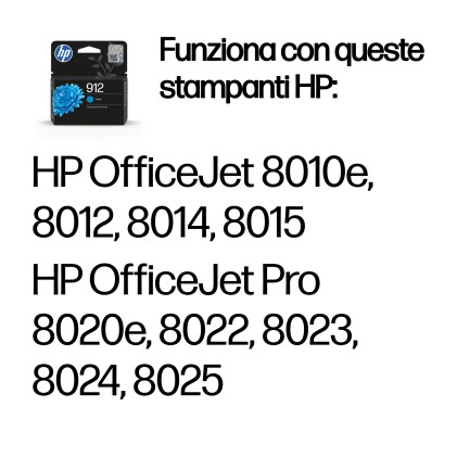 Originale HP Cartuccia di inchiostro ciano originale 912