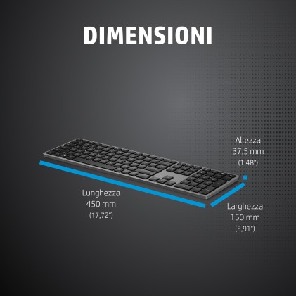 HP Tastiera wireless 975 Dual-Mode