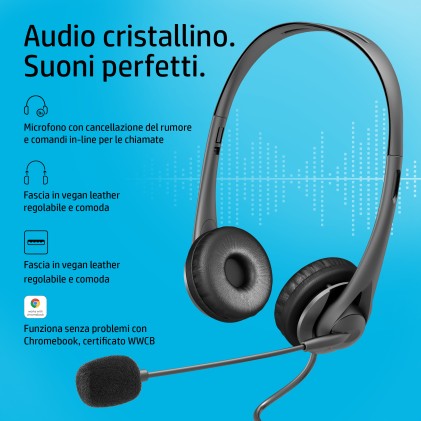 HP Cuffie stereo USB G2