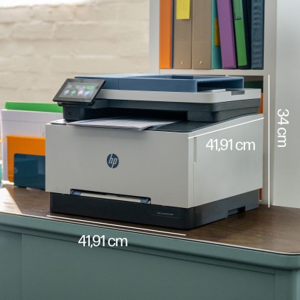 Hp Multif. Laser A4 Colore, Officejet Pro 3302Fdn, Serie 3000, 25Pm, Adf, Fronte/Retro, Usb/Lan