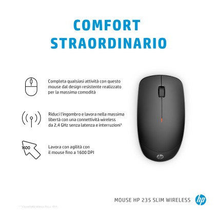 HP Mouse wireless slim 235
