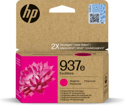 HP Cartuccia di inchiostro magenta originale 937e EvoMore