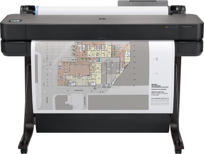 Hp Plotter Designjet T630 A0 36" Usb/Lan/Wifi Taglierina Automatica Incluso Piedistallo