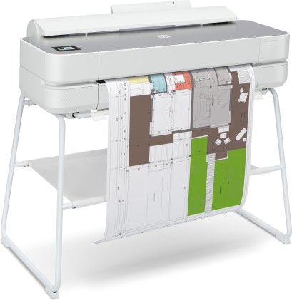 Hp Plotter Designjet Studio Steel 24, A1 24", Usb/Lan/Wifi, Taglierina Automatica, Incluso Piedistal