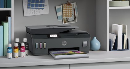 HP Smart Tank Plus 570 Wireless All-in-One Colore Stampante, Fotocopiatrice, scanner