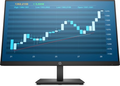 Hp Monitor 23,8" Led Ips 16:9 Fhd 250 Cd/M 5Ms Vga/Hdmi/Dp, P244 - Garanzia 3 Anni