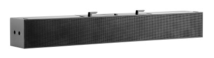 Soundbar USB HP S101 per monitor - 2,5 W RMS - Plug and Play USB - Frequenza 140 Hz-20 kHz - Ingresso linea e porta cuffie - Nero