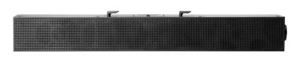 Soundbar USB HP S101 per monitor - 2,5 W RMS - Plug and Play USB - Frequenza 140 Hz-20 kHz - Ingresso linea e porta cuffie - Nero