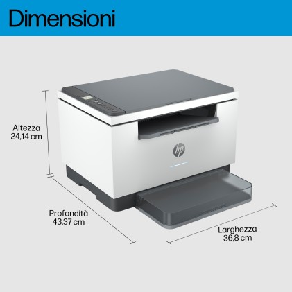 Hp Multif. Laser A4 B/N, Laserjet M234Dw, 29Ppm, Usb/Lan/Wifi, 3In1