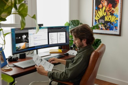Hp Monitor Curvo 44,5 Led Va 32:9 4K Uqhd 400 Cdm, Reg Altezza, Usb-C Hub, Dp/Hdmi, Multimediale, E45C G5