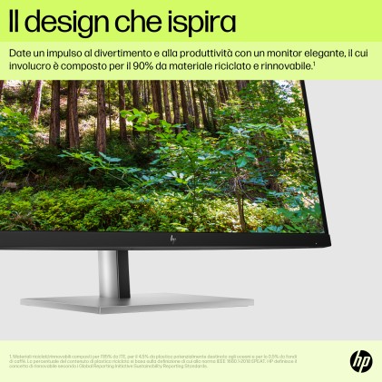 Hp Monitor 27 Led Ips 16:9 Qhd 5Ms 350 Cdm, Altezza, Pivot, Usb-C, 2Dp/Hdmi