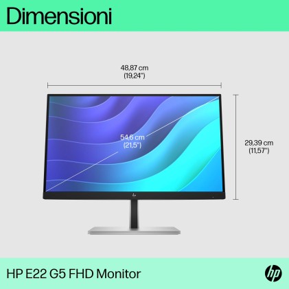 HP E-Series Monitor E22 G5 FHD