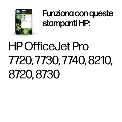 ORIGINALE HP Multipack nero / ciano / magenta / giallo 6ZC69AE 953