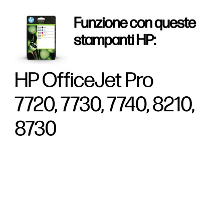 ORIGINALE HP Multipack nero / ciano / magenta / giallo 6ZC69AE 953